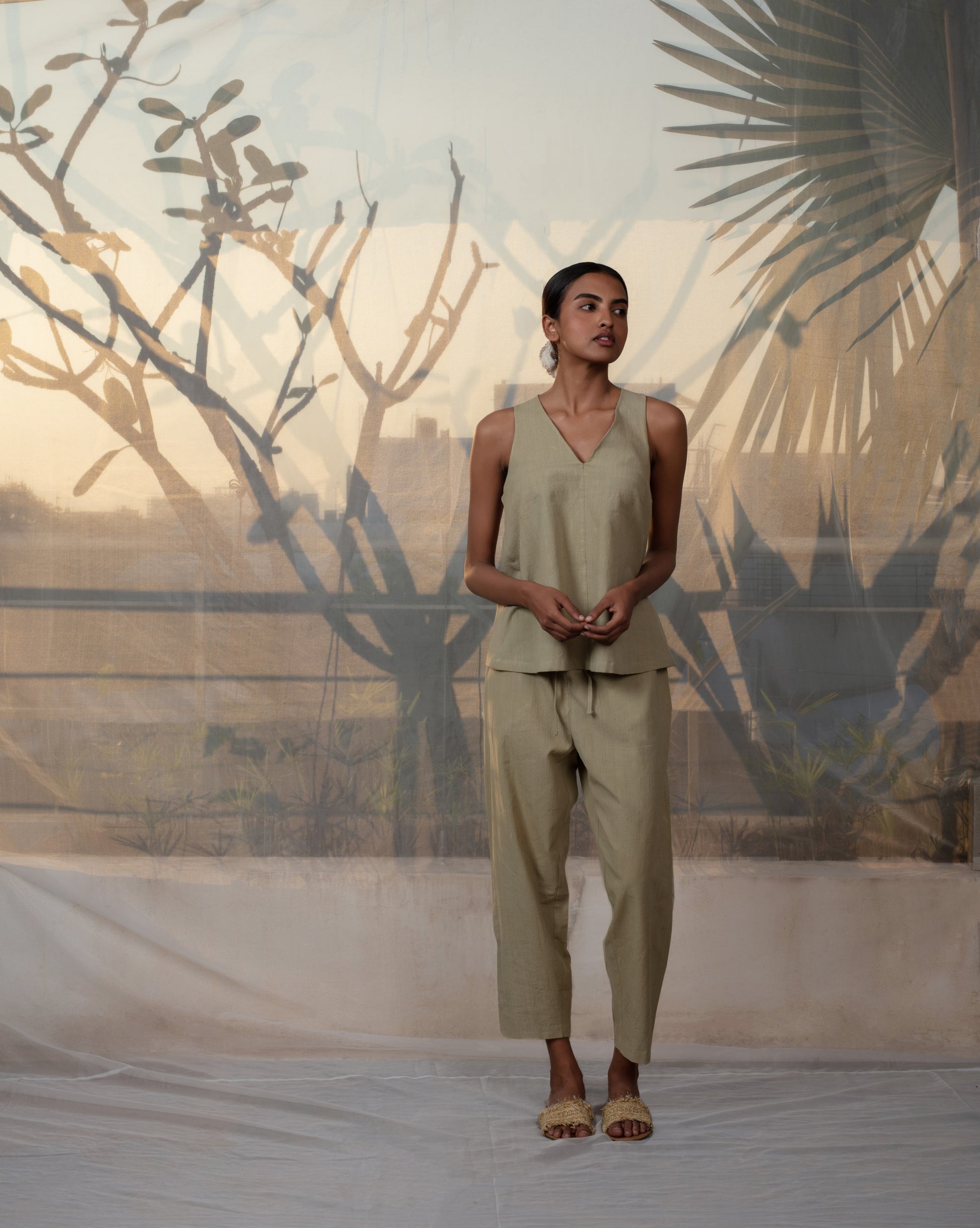 Pista Co-ord - Handmade, Sustainable, Eco-friendly.
